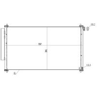 Kondanser Cr-V 2.0I-2.4I 16V 12- 707×381×16 ORIS CHN840016