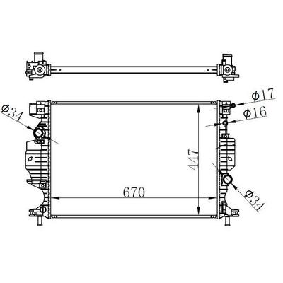 Motor Radyatoru Mondeo Iv 1.5 Ecobost 2.0 Tdci 13> ORIS BFR179026