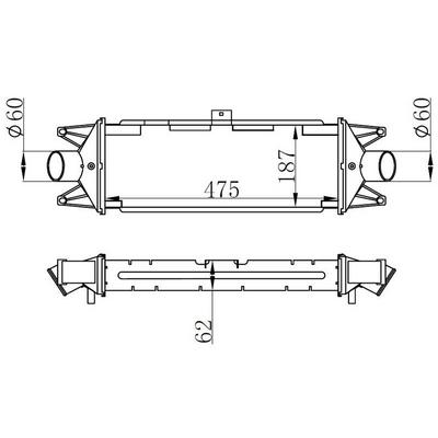 Intercooler Daily 99+/06+ 475×187×64 ORIS IIV001064