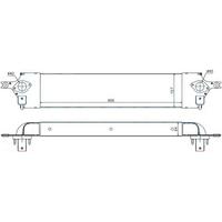 Intercooler Turbo Radyator Nissan Xtrail 2.0 Dci 2007 -> Koleos 2.0 Dci 2008 -> ORIS INI504064