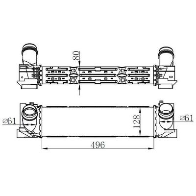 Turbo Radyatoru Bmw F20 F30 N47 N13 ORIS IBM133068