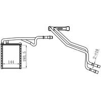 Kalorifer Radyatoru Courier 14> 1.5-1.6 Tdci ORIS KFR082026