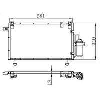 Klima Radyatoru Isuzu Dmax - Tfr 2002 > 2012 ORIS CIS006018