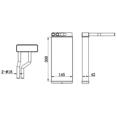 Kalorifer Radyatoru Isuzu Novo Lux ORIS KIS012040