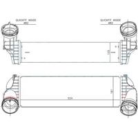 Turbo Radyatoru Bmw  X5 E70 F15 F85  X6 E71 F16 F86 Intercooler ORIS IBM501105