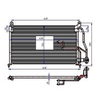 Kondanser Vectra A 88+ 630×330×16 ORIS COP036016