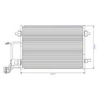 Klima Radyatoru (610×415×16) / (Kondanser) Passat A4 1.9Tdi 1.8 / 1.8T 97> ORIS CVW026019