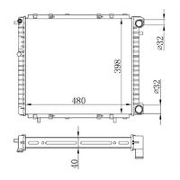 Motor Radyatoru (480×395×40) R19 88-> Manuel ORIS BRN038040