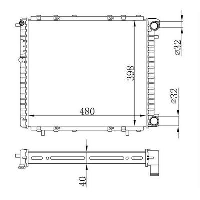 Motor Radyatoru (480×395×40) R19 88-> Manuel ORIS BRN038040