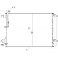 Klima Radyatoru (Kondanser) A8 10>17 ORIS CAU852016