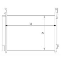 Klima Radyatoru (Kondenser) Koleos 2.0 Dci / 2.5I 16V 08> ORIS CRN705016