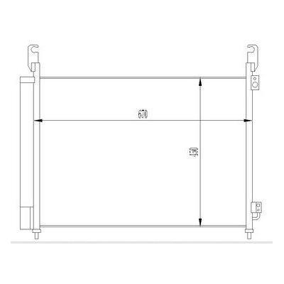 Klima Radyatoru (Kondenser) Koleos 2.0 Dci / 2.5I 16V 08> ORIS CRN705016