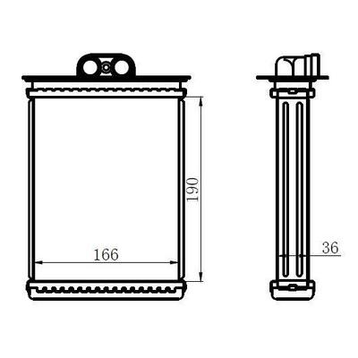 Kalorifer Radyatoru Vectra B Flansli (240×185×32) ORIS KOP017032