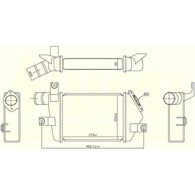 Turbo Radyatörü Intercoler L200 2005-2015 ORIS IMI001050