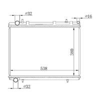 Motor Radyatoru (380×538×26) P307 1 6Hdi Manuel ORIS BPE033022