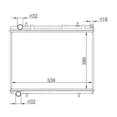 Motor Radyatoru (380×538×26) P307 1 6Hdi Manuel ORIS BPE033022