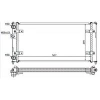 Motor Su Radyatoru Caddy Ii 1 9 Sdi Polo 1 4 525×322×34 ORIS MVW084034