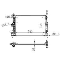 Motor Radyatoru Focus Iii 11> C-Max 11> Cuorier 14> 1.0 Ecooboost ORIS BFR194026