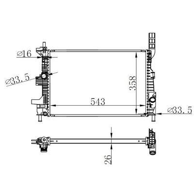 Motor Radyatoru Focus Iii 11> C-Max 11> Cuorier 14> 1.0 Ecooboost ORIS BFR194026