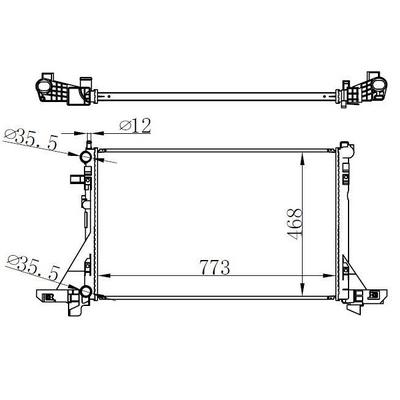 Motor Radyatoru Master Iii 2 3Dci (Ayni Taraf)(773×468×22) ORIS BRN083022