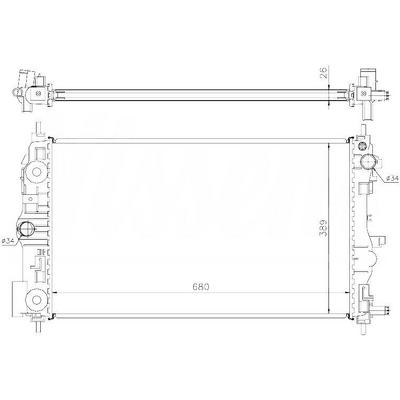 Motor Su Radyatoru Astra J A20Nft ORIS BOP901026