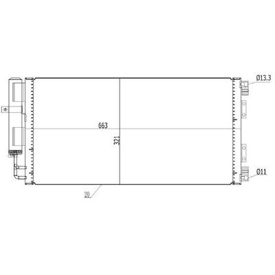 Klima Radyatoru Land Rover Freelander 1.8 2.0 98>06 ORIS CRO707020