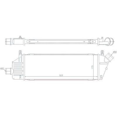 Turbo Radyatoru (Intercooler) Nissan Micra K12 1 5 Dci 2003 2010 ORIS INI507031