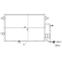 Klima Radyatoru Kondansor Audi A6 2 5Tdi 00>  Oto/Mek Sanziman ORIS CAU648016