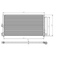 Klima Radyatoru (Kondanser) Doblo 1 3 Multijet 05-> ORIS CFI991016
