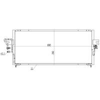 Klima Radyatoru Nissan Almera 1.4 - 1.6 1995 -> ORIS CNI077016