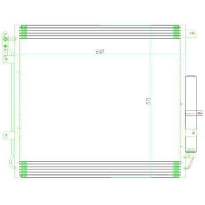 Klima Radyatoru Discovery 3 L319 05>09 Range Rover Sport I L320 05>13 ORIS CRO708016