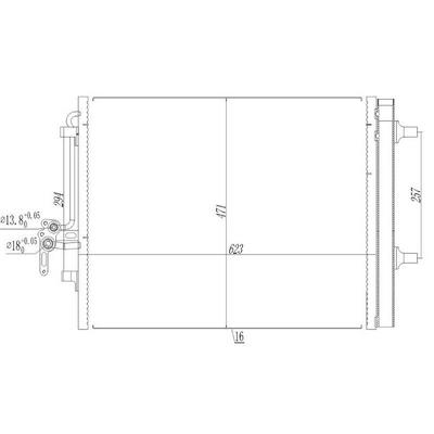 Klima Radyatoru Mondeo Iv S Max 07 /> Galaxy 1.6 / 1.8 / 2.0 / 2.0Tdci 07 /> Landrover Freelander 2.2Tdci Volvo S60 S80 Ii V60 V70 Iii Xc70 Ii 2.5 / 3.2 ORIS CFR901016