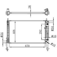 Motor Su Radyatoru Captiva Antara 2.0 06> (670×410×26) ORIS BCH267026