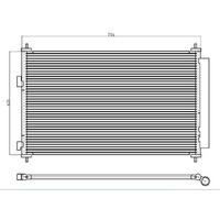 Klima Radyatoru (Kondanser) Rav 4 05-> (710×405×16) ORIS CTO421016