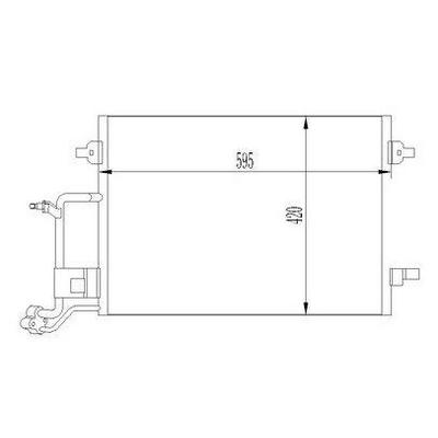 Klima Radyatoru Kondansor Passat 2 5Tdi 96> A4 S4 1 9Tdi 2 5Tdi 94>  Oto/Mek Sanziman ORIS CVW722016