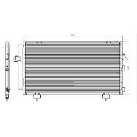 Klima Radyatoru Toyota Rav 4 Ii 00-05 (745×410×16) ORIS CTO070016