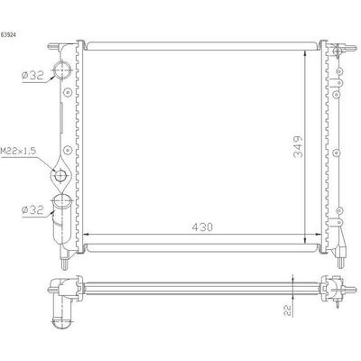 Motor Radyatoru Mekanik Express Ii (30×349×23) ORIS MRN163023