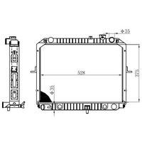 Motor Radyatoru (375×528×26) Pregio  Manuel ORIS BKI018026