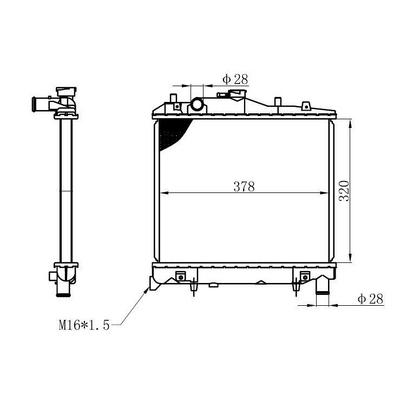 Motor Radyatoru (320×378×16) Pride 93-> Manuel ORIS BKI007026