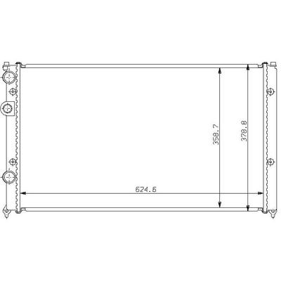 Motor Radyatoru (627×377×34) Polo Classic Manuel ORIS MVW035034