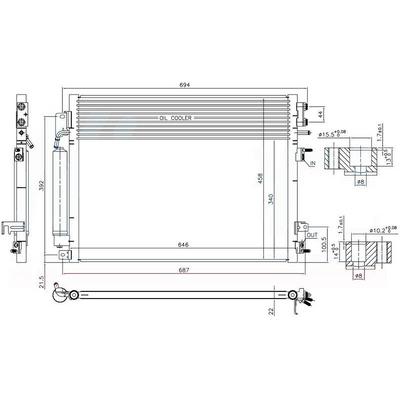 Klima Radyatoru  Chrysler 300C 05>12 ORIS CGM478022