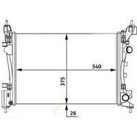 Motor Radyatoru Punto Grande Punto Corsa D 1.2 1.4 ORIS MOP370023