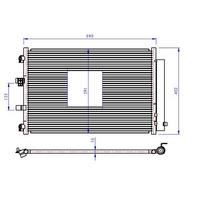 Klima Radyatoru (Kondanser) Focus 1 0I Turbo/1 6Tdci 12-> ( 591×377×16 ) ORIS CFR611016