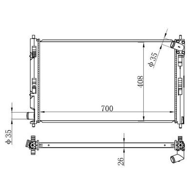 Motor Radyatoru (700×408×26) Lancer 2 0 Did Manuel ORIS BMI120026