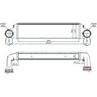 Turbo Radyatoru Bmw E46  X3 E83 M47 M57 ORIS IBM508050