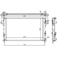 Motor Radyatoru Laguna Ii 1 6 / 1 8 / 2 0 / 1 9 Dci (670×414×28) / (2 Sira Al Sistem) ORIS MRN158023