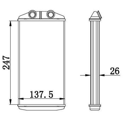 Kalorifer Radyatoru P308-P301/C-Elysee 1 6 10-> ORIS KPE009026