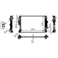 Motor Su Radyatoru Insignia B 18> B16Dte - B16Dth - B15Sfl - D15Sfl - B15Sft ORIS BOP198026