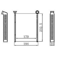 Kalorifer Radyatoru P308-Rcz-C3 Picasso ORIS KPE013026