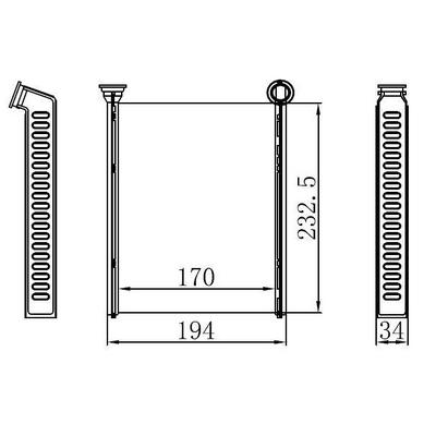 Kalorifer Radyatoru P308-Rcz-C3 Picasso ORIS KPE013026